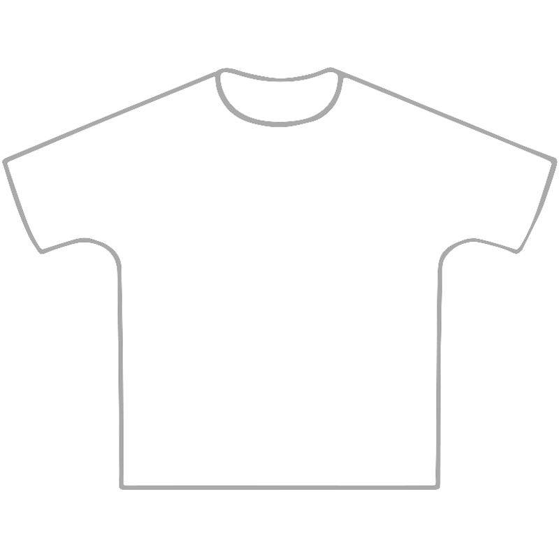 ゆったりシルエットTシャツのイラスト